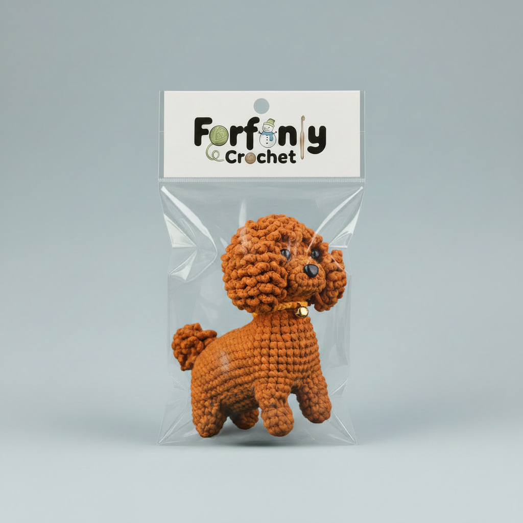 泰迪狗装入Forfonly Crochet包装袋