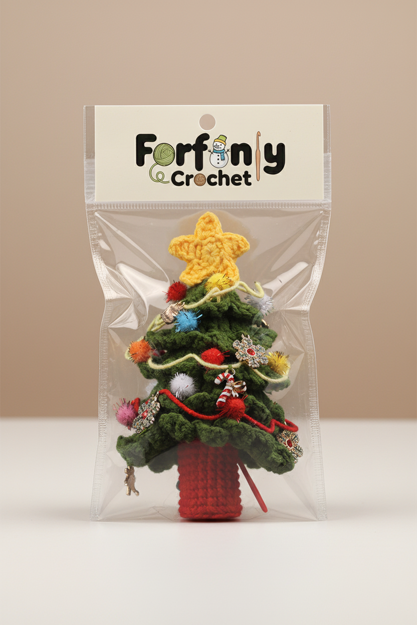 Forfunly Crochet Packaging with Logo Header Card