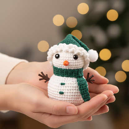 Snowman in Hand Display